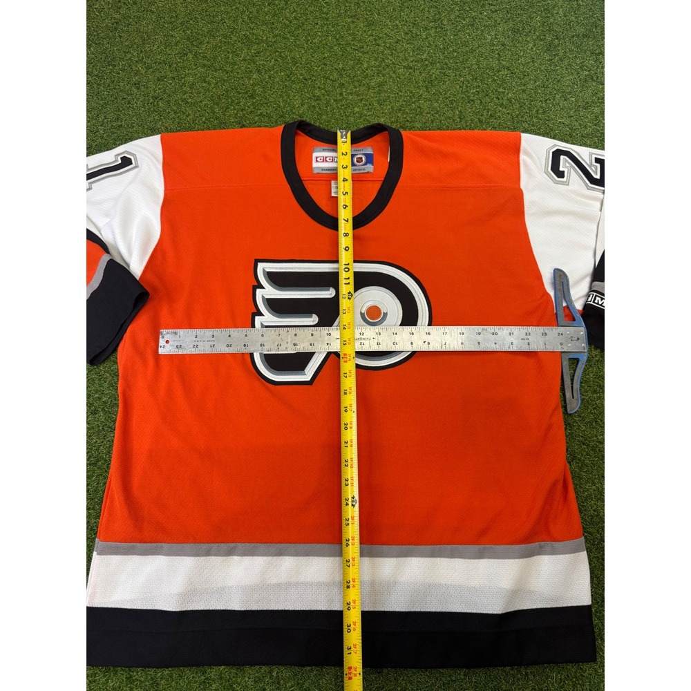 Philadelphia Flyers Peter Forsberg 21 Hockey Jersey Mens CCM NHL Orange XL - Picture 9 of 9